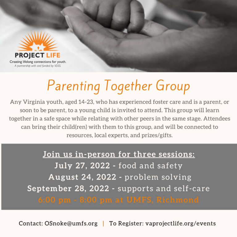 Central Region’s Parenting Together Group (in-person)