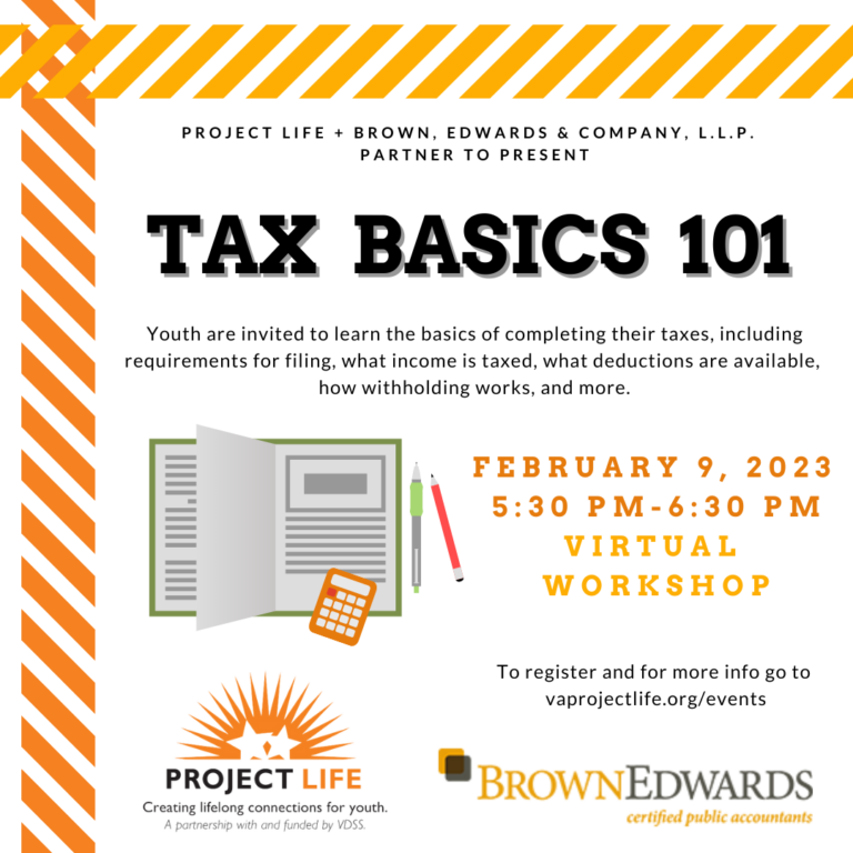 Tax Basics 101 (virtual)