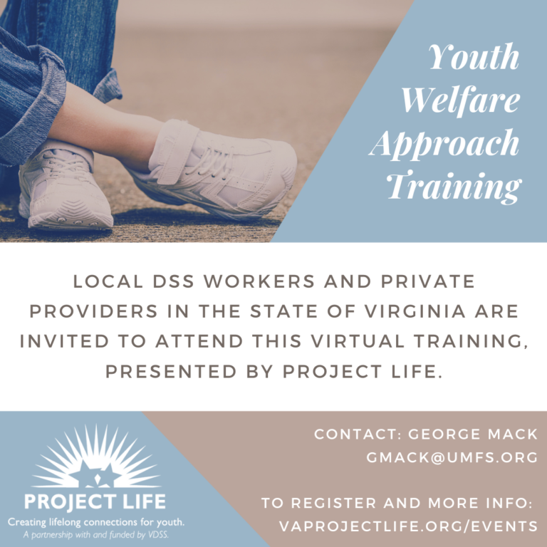 Statewide Youth Welfare Approach Training (virtual)